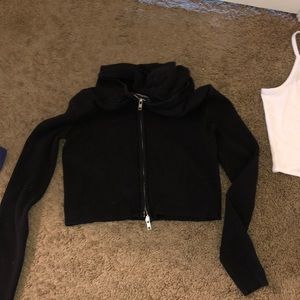 Black stripped brandy jacket